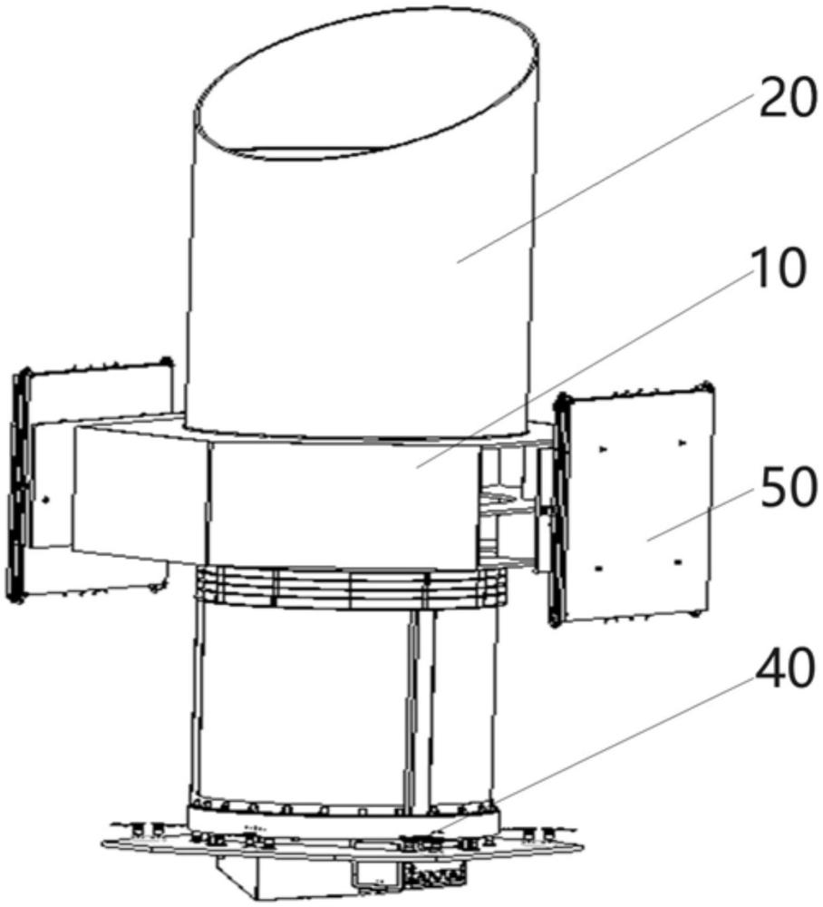 適用于快速機(jī)動(dòng)的大口徑光學(xué)衛(wèi)星構(gòu)型的制作方法