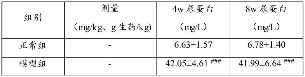 組合物在制備防治糖尿病腎病的藥物中的應用的制作方法