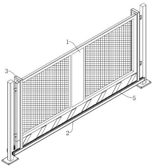 一種建筑工程安全管理隔離圍欄的制作方法