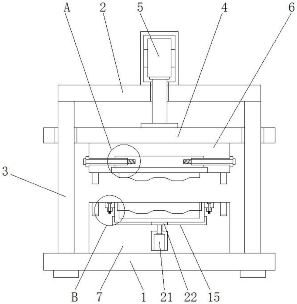 一種汽車車廂瓦楞板沖壓模具的制作方法