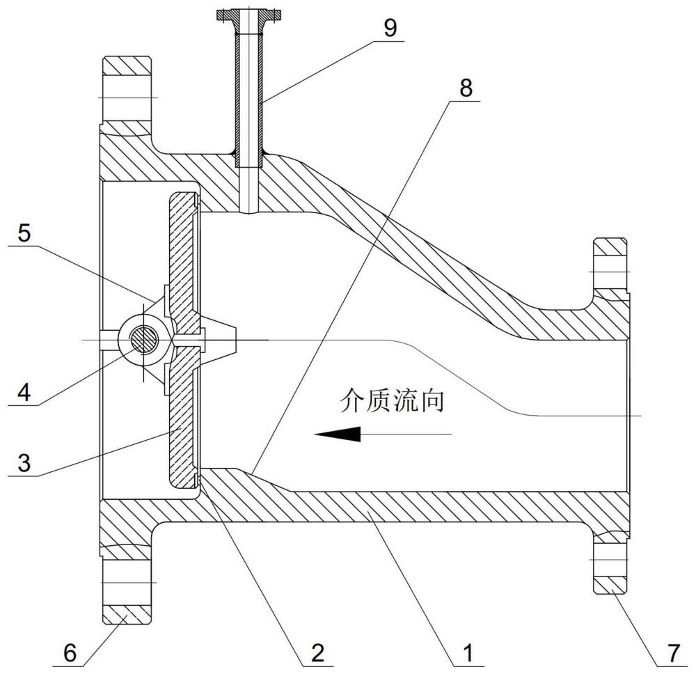 一種偏心變徑止回閥的制作方法