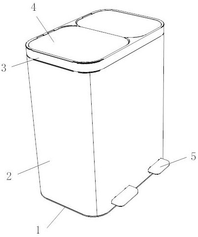 一種便于拆裝的垃圾桶的制作方法