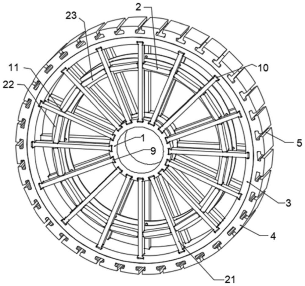 一種風(fēng)能電機(jī)轉(zhuǎn)子機(jī)座的制作方法