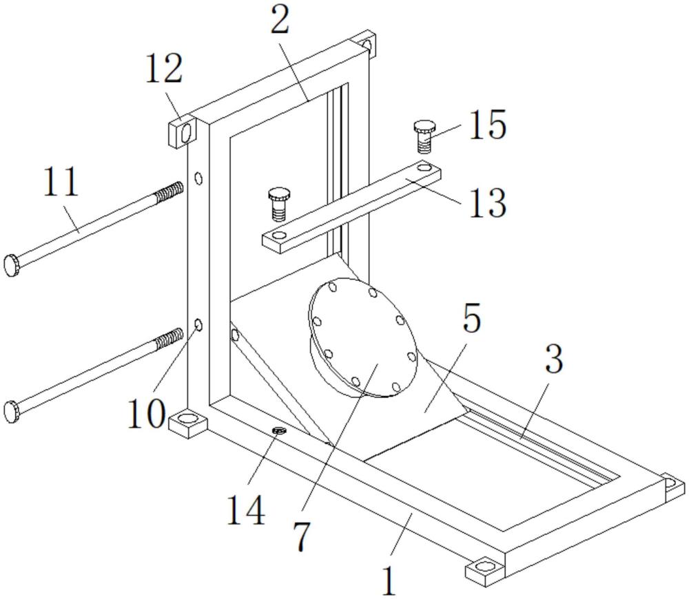 伺服電機(jī)安裝支架的制作方法