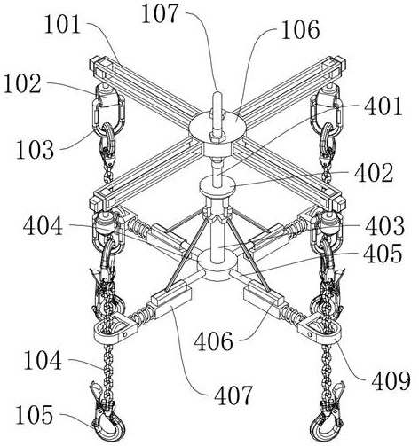 起重機用懸掛式吊具結構及其使用方法