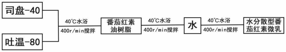 一種番茄紅素微乳及其制備方法與流程