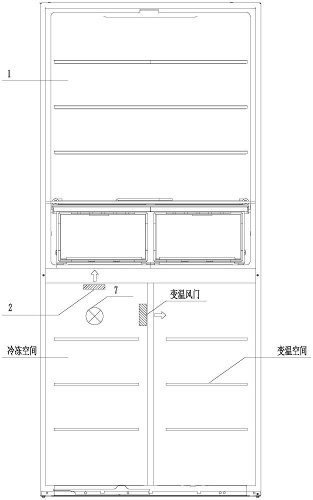 一種風門結(jié)構(gòu)、冰箱及控制方法與流程