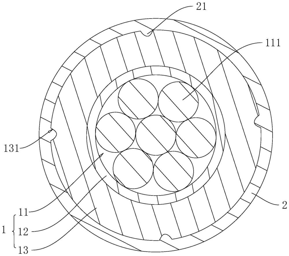 一種抗干擾井下探測連接線纜的制作方法