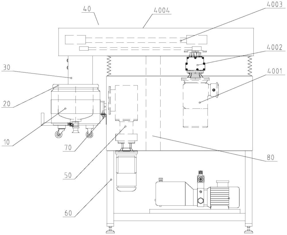 一種容器可翻轉混合設備的制作方法