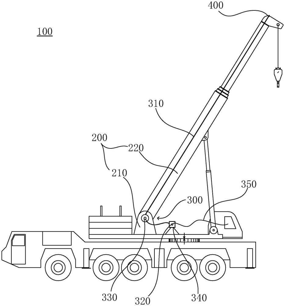 液壓式限高裝置及吊車的制作方法