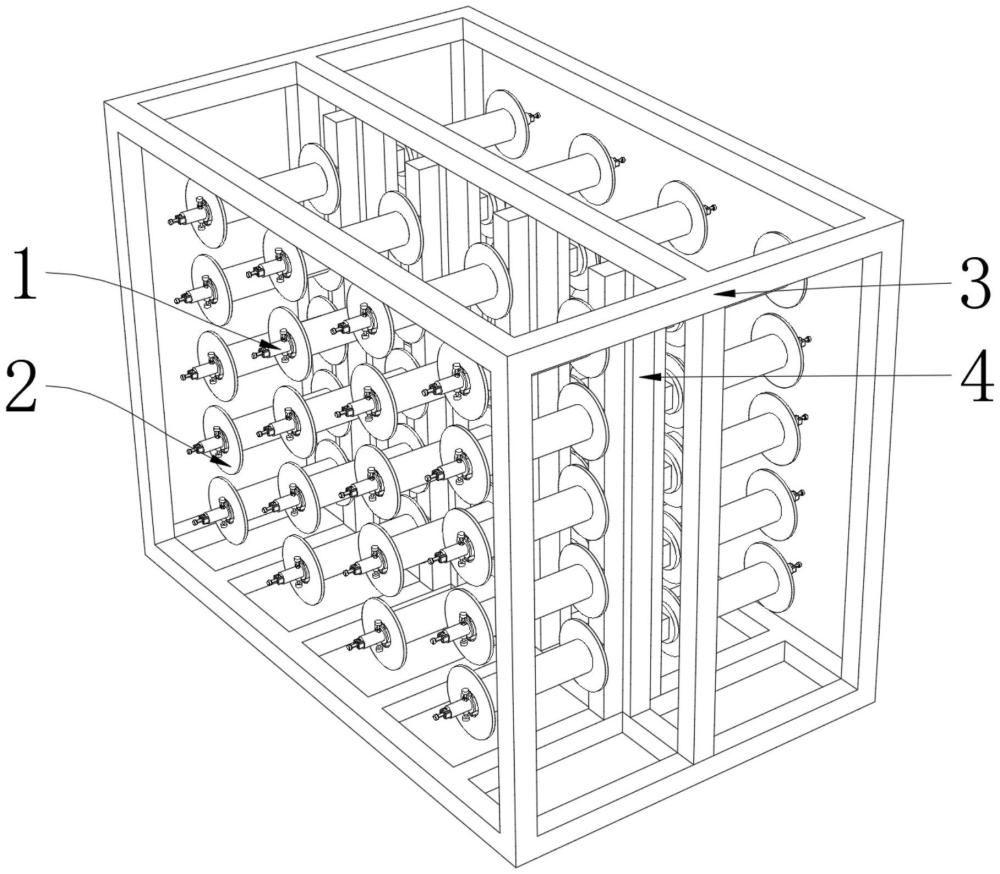 一種方便拆裝紗筒的經(jīng)編機紗架的制作方法