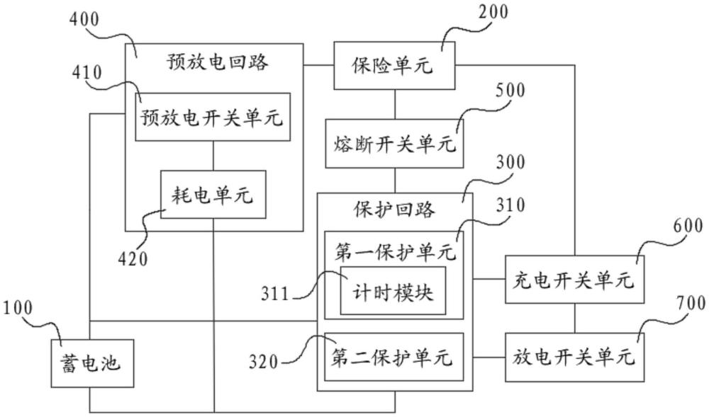 蓄電池保護(hù)電路及用電設(shè)備的制作方法