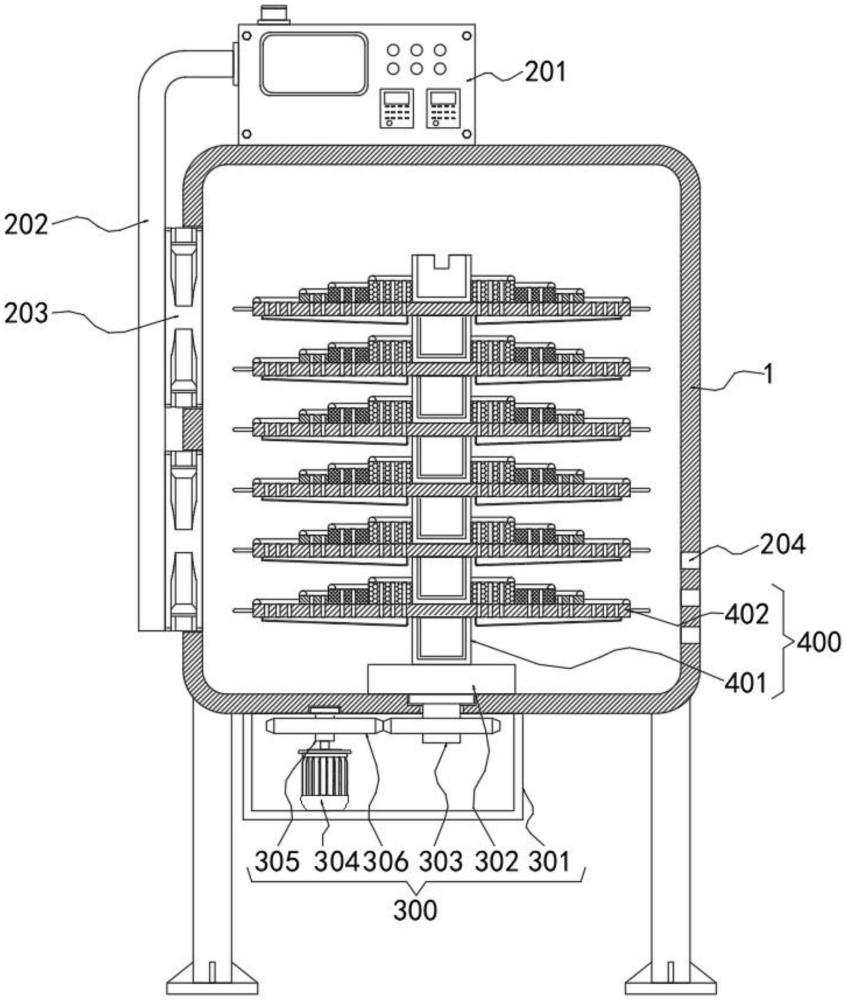 一種新型的電子元器件除濕處理裝置的制作方法