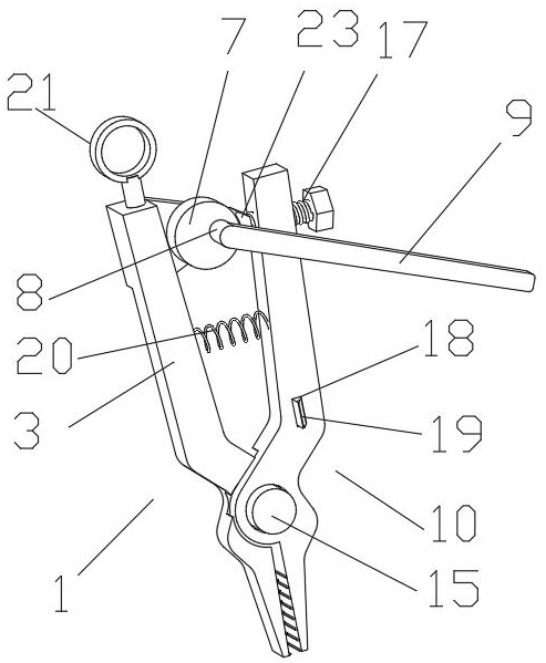 一種鋁型材噴漆用夾具的制作方法