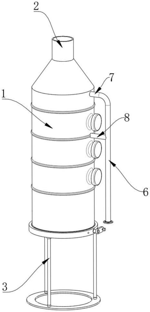 一種噴淋塔有機廢氣治理設備的制作方法