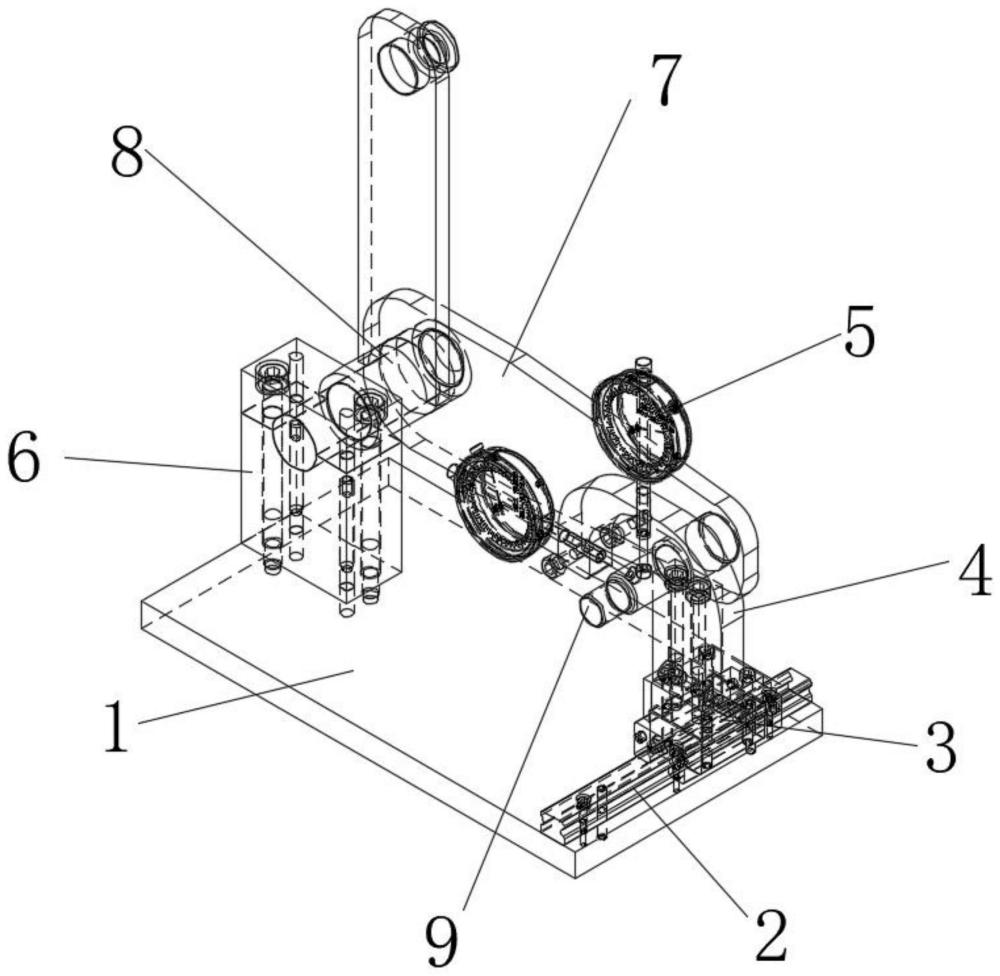 一種插秧機(jī)張緊臂平行度檢具的制作方法