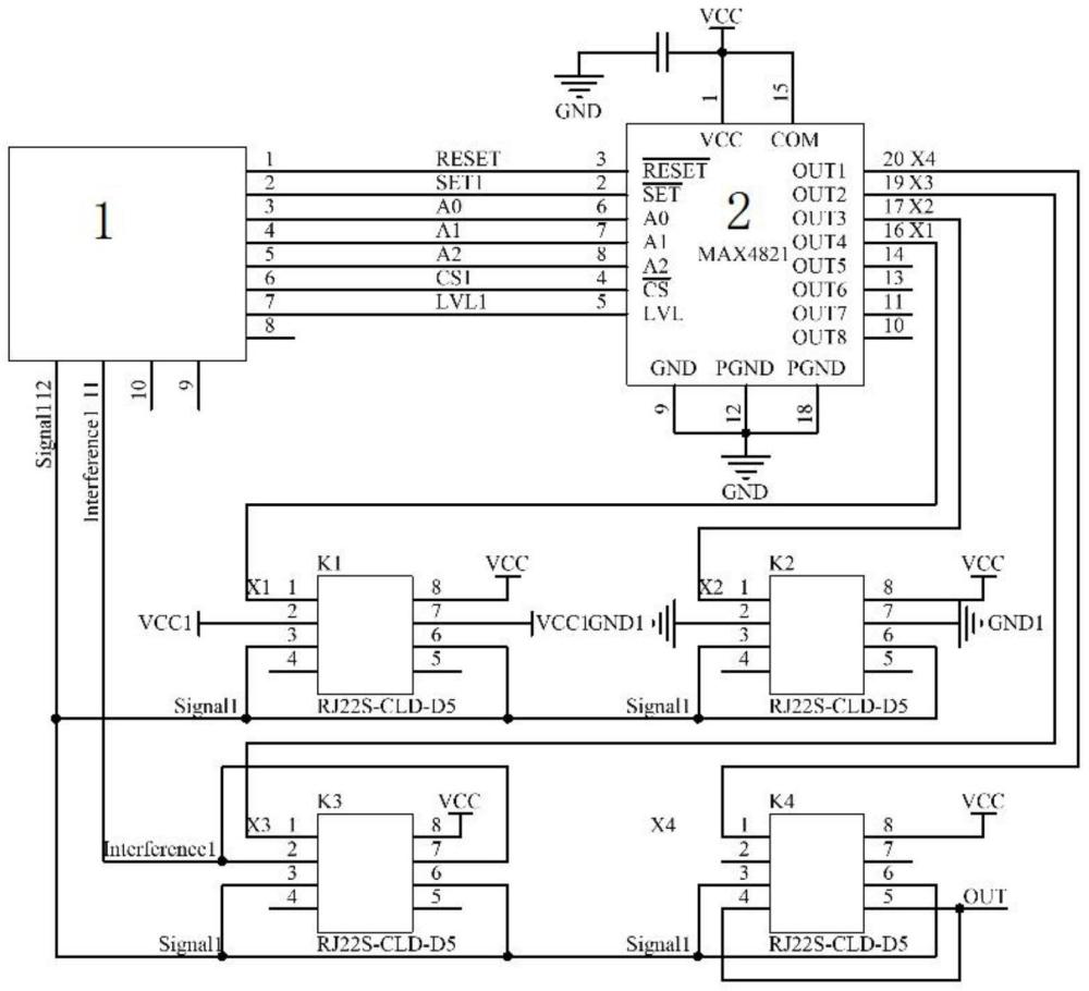 一種模塊化疊加式故障注入裝置的電路的制作方法