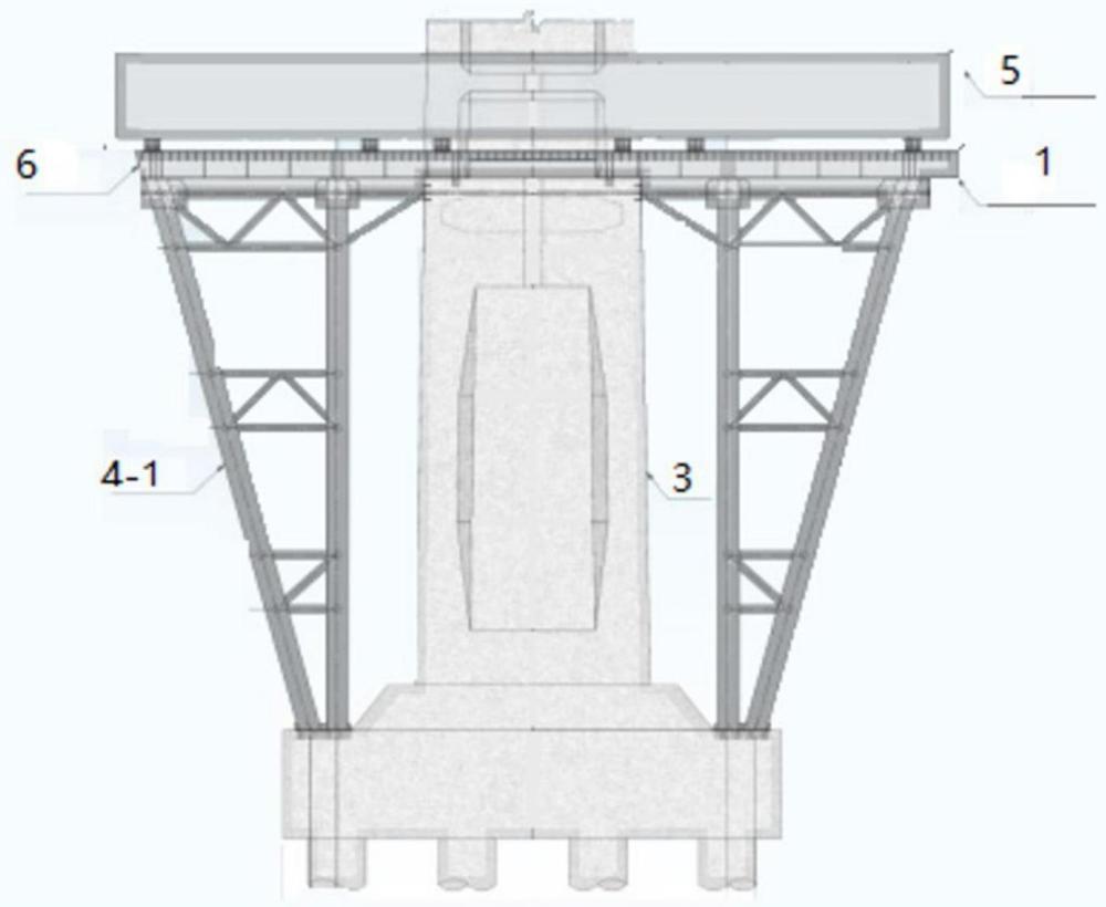 一種主航道跨海大橋塔墩旁鋼梁滑移支架施工方法與流程