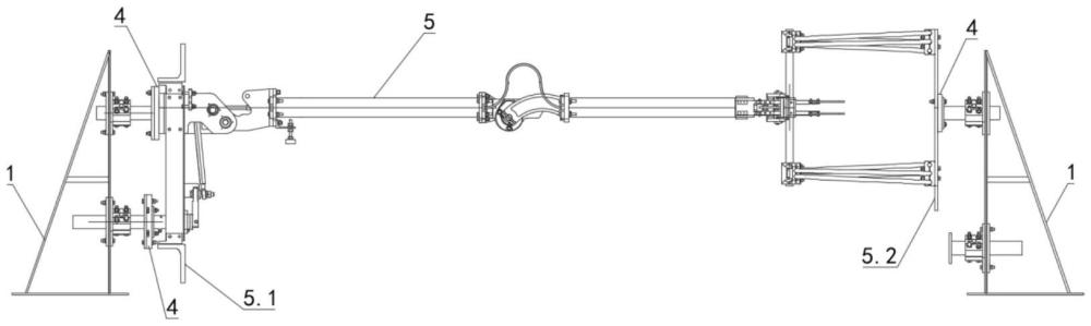 一種用于垂直隔離開(kāi)關(guān)做連續(xù)電流試驗(yàn)的輔助裝置的制作方法