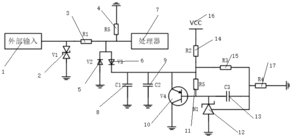 一種輸入接口保護(hù)電路的制作方法