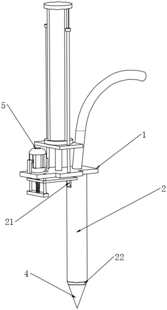 一種移栽用打穴澆水機構的制作方法