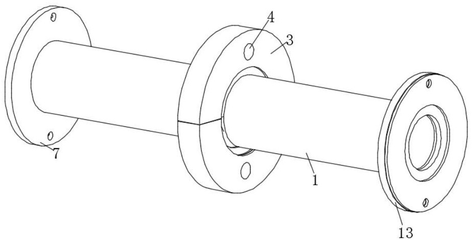 一種工業(yè)熱風(fēng)加熱機(jī)用進(jìn)風(fēng)管道的制作方法