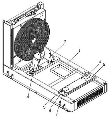 一種發(fā)電機(jī)傾斜支撐結(jié)構(gòu)的制作方法