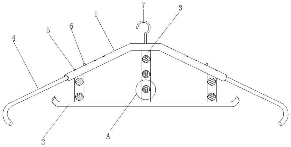 一種多功能儲(chǔ)物衣架的制作方法