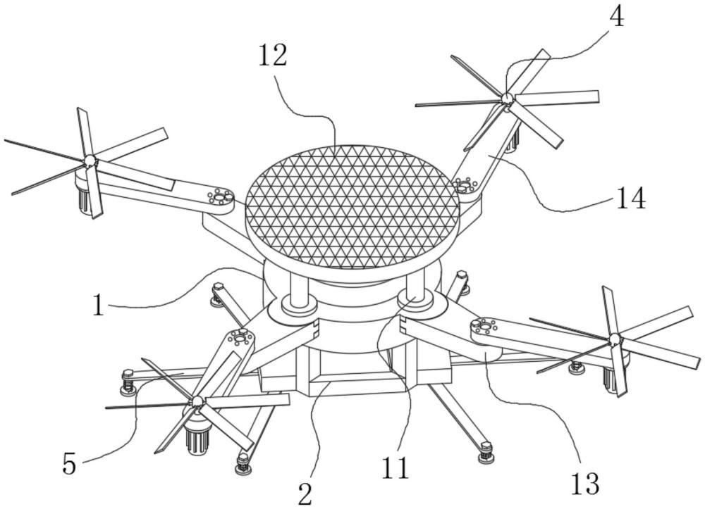 一種工地環(huán)境勘察用無人機的制作方法