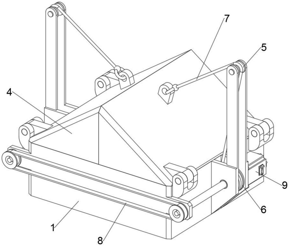 一種用于無人機(jī)停機(jī)坪的雙坡形頂蓋結(jié)構(gòu)的制作方法