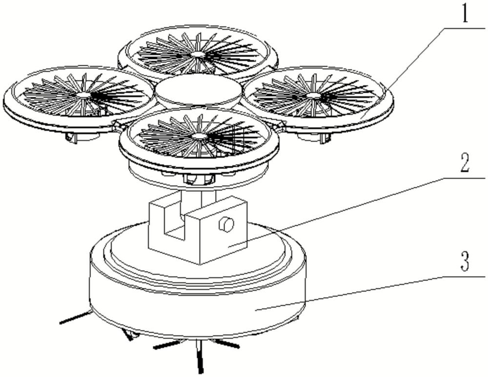 一種清掃太陽(yáng)能板無(wú)人機(jī)