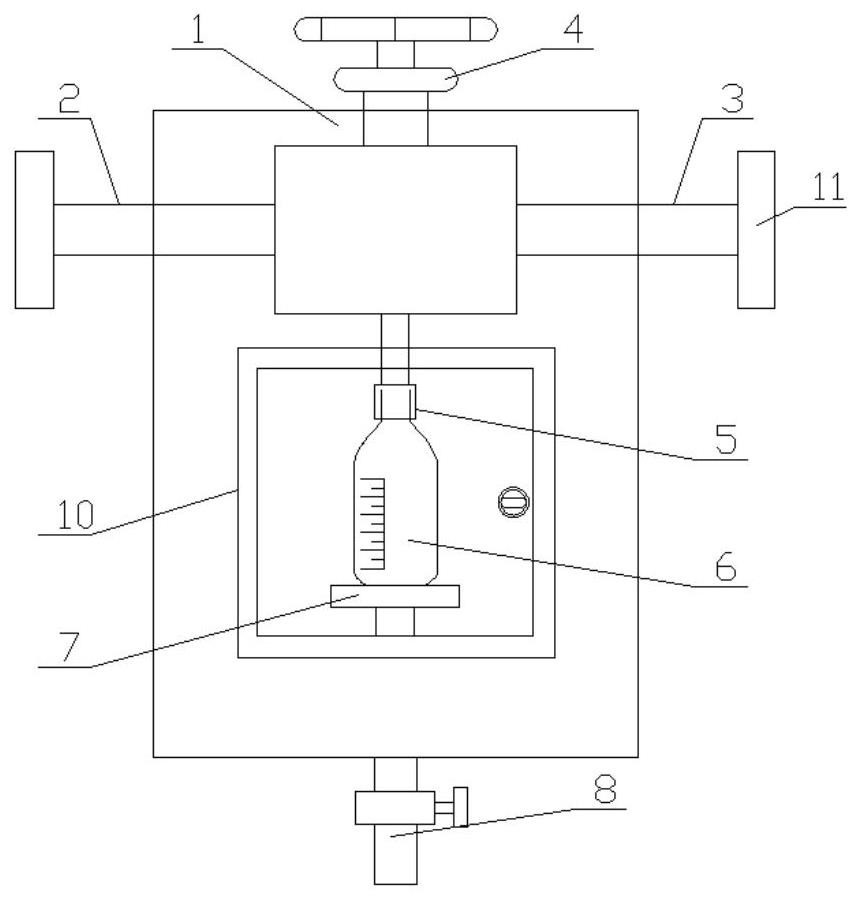 一種氫氟酸密閉取樣器的制作方法