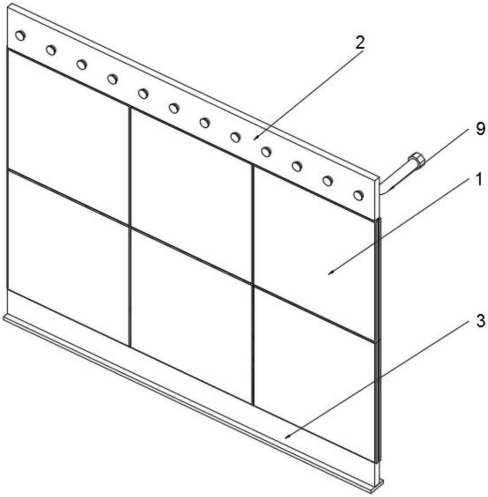 一種防火綠色建筑幕墻的制作方法