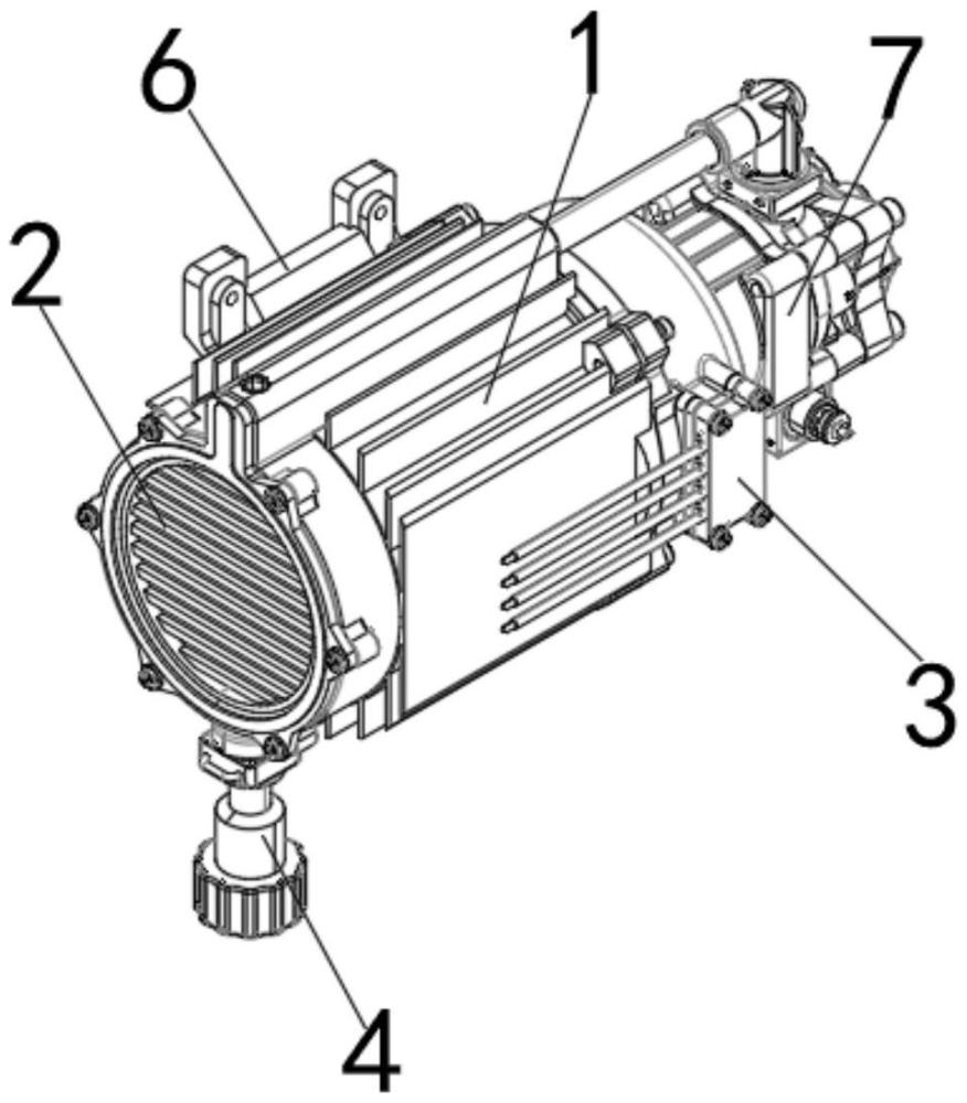 一種液冷感應(yīng)式電機(jī)泵機(jī)構(gòu)的制作方法