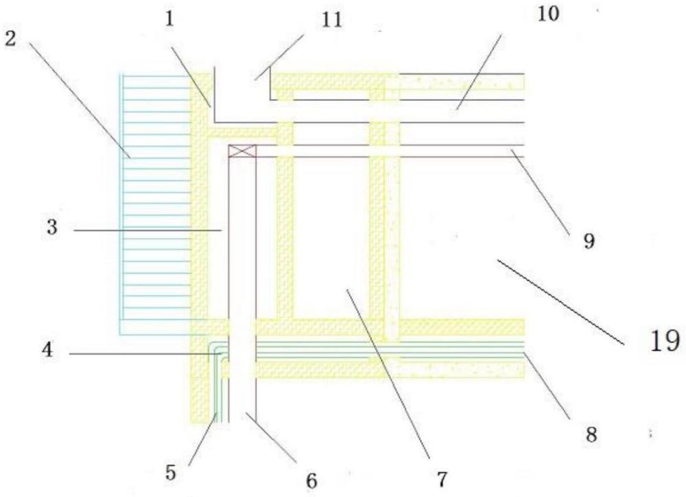 一種醫(yī)療建筑高效綜合管井及疏散一體化系統(tǒng)