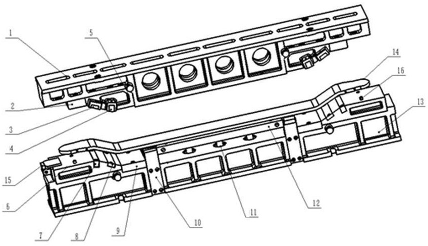 一種用于礦用車前橋翼板的成型模具的制作方法