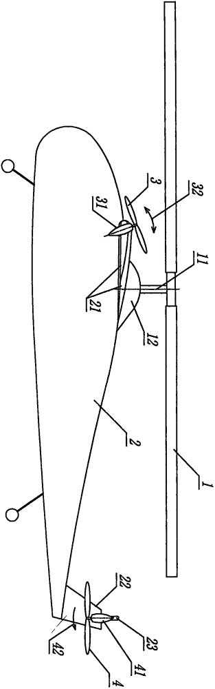可垂直起降固定翼電動飛行器的制作方法