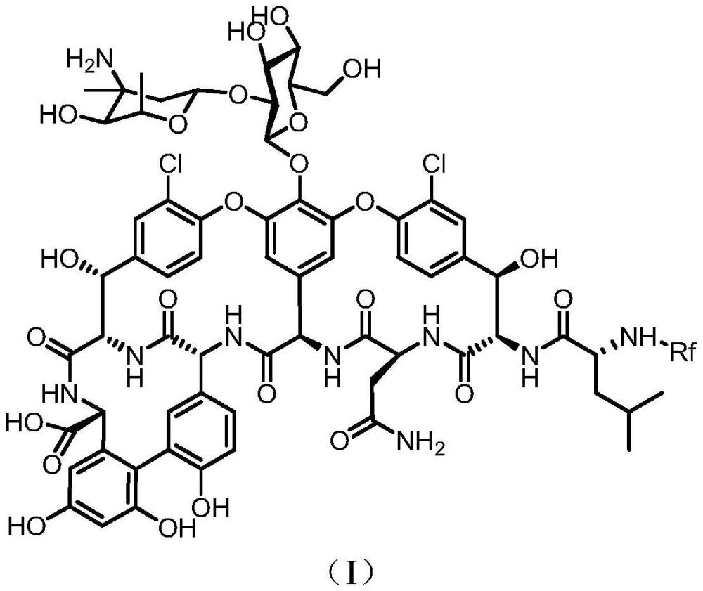 新型氟取代萬古霉素類似物及其制法和用途