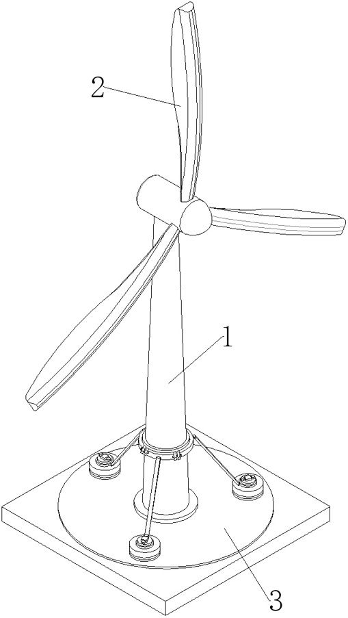 一種風(fēng)力發(fā)電用穩(wěn)固支架的制作方法