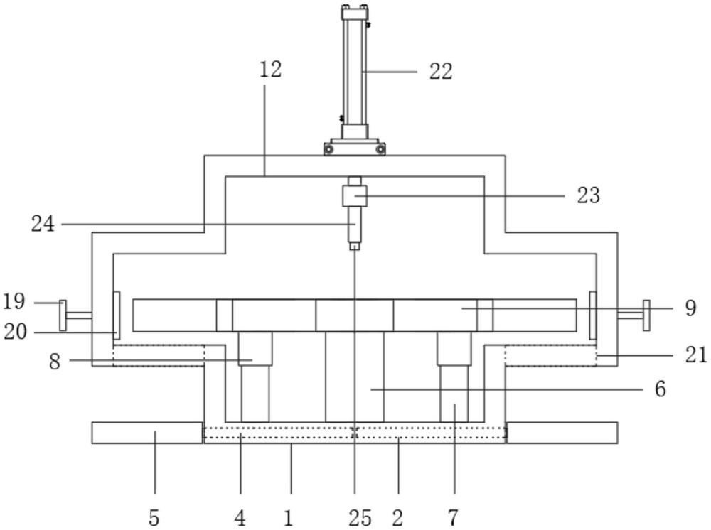 一種具有物料四向切換效果的鎂碳磚硬度檢測裝置的制作方法