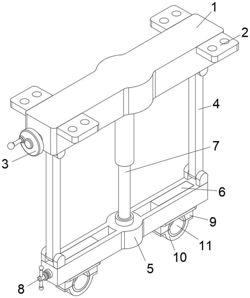 一種消防管道安裝架的制作方法