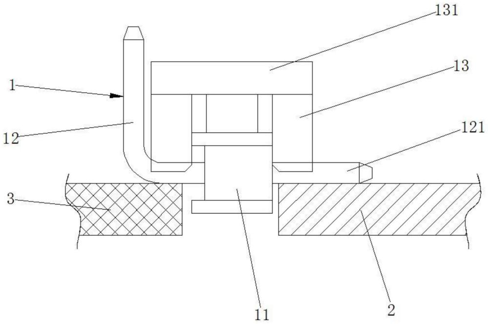 一種90度貼板回流焊制排針連接器結(jié)構(gòu)的制作方法