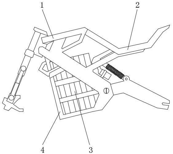 一種減震緩沖型摩托車架的制作方法