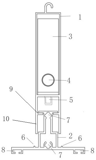 一種電動卷簾門窗防撬底梁的制作方法