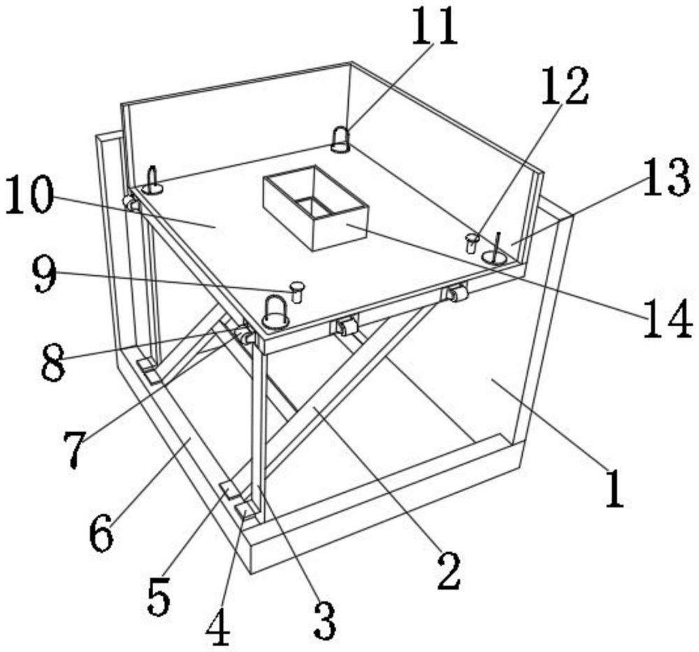 一種電梯井隔墻施工工具的制作方法