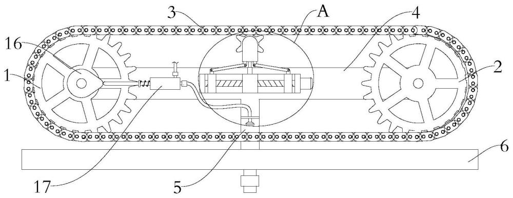 一種輸送機(jī)用從動(dòng)鏈輪組件的制作方法