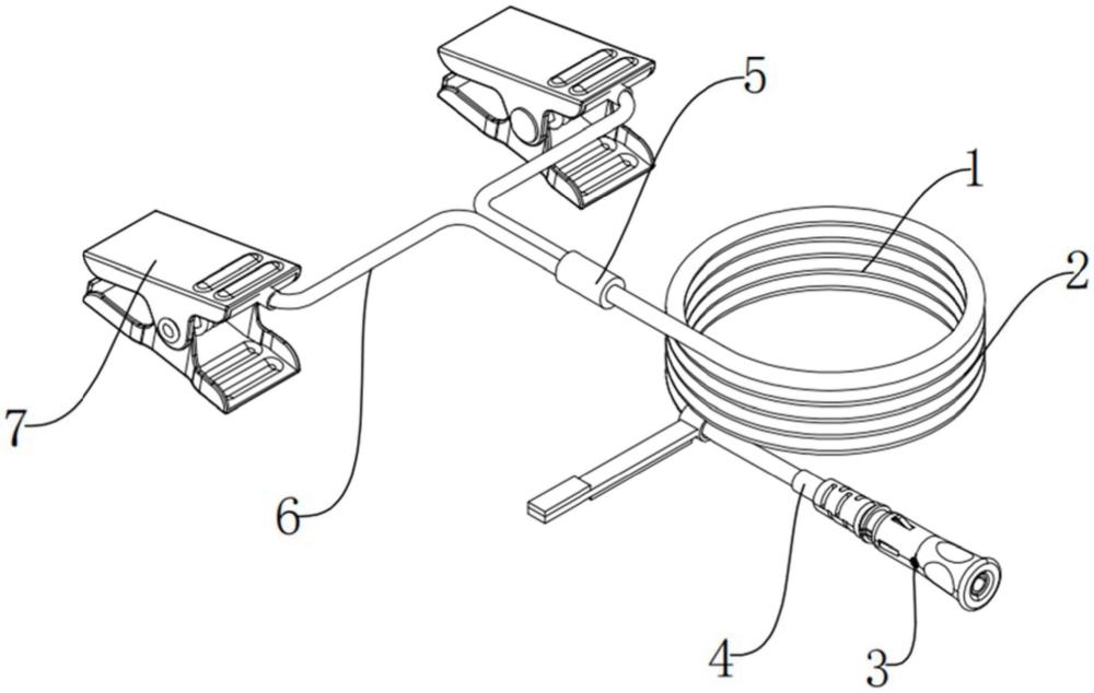 一種點煙器與線夾應急電源連接線的制作方法