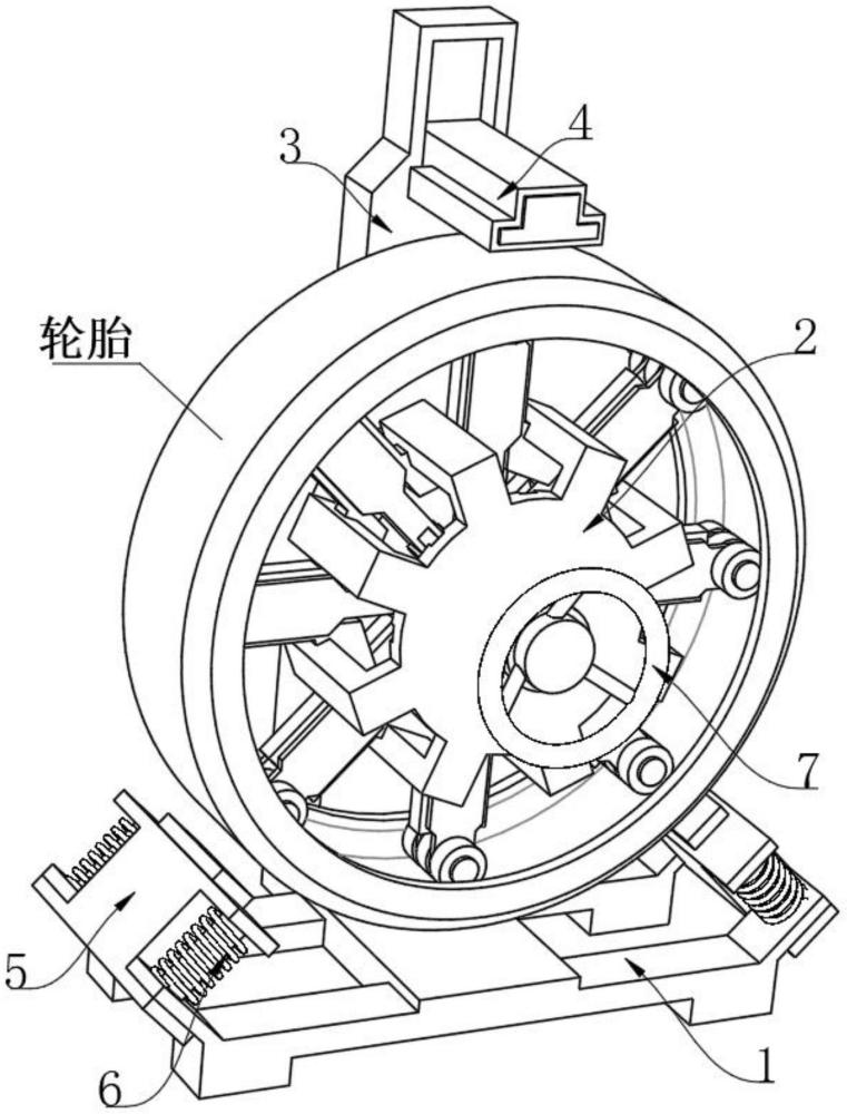 一種廢舊輪胎加工磨具的制作方法