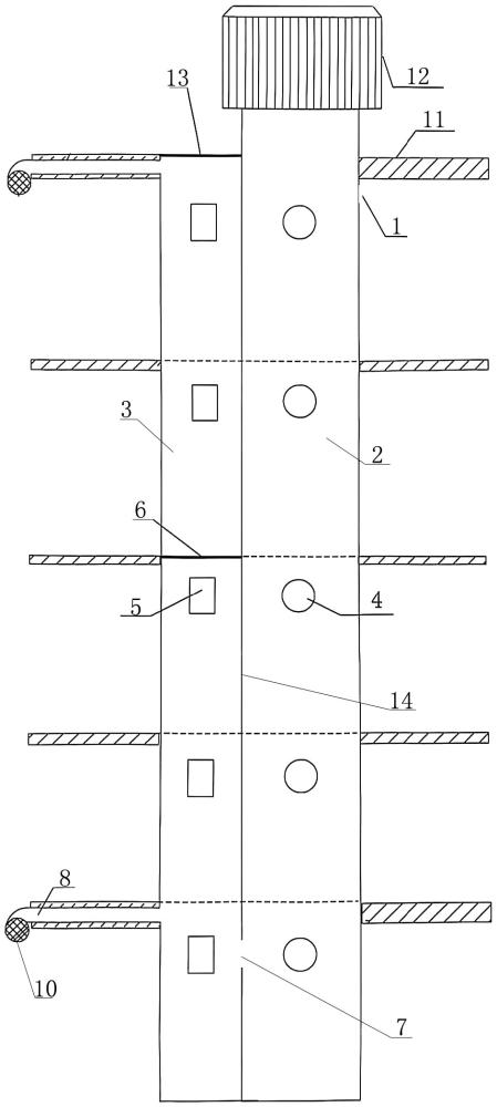 一種組合式進(jìn)氣排氣道及安裝方法與流程