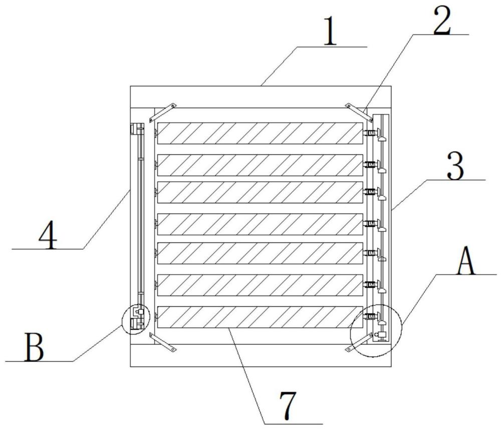 一種加固穩(wěn)定型插入式百葉窗的制作方法